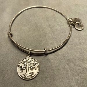 Alex and Ani silver tree of life bangle